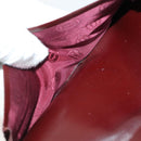 CARTIER Wallet Leather 10 Set Bordeaux Auth CB190-14