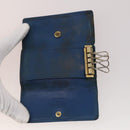 LOUIS VUITTON Epi Key Case 10 Set Black Yellow blue LV Auth CB191-10