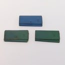LOUIS VUITTON Epi Key Case 10 Set Black Yellow blue LV Auth CB191-13