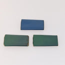 LOUIS VUITTON Epi Key Case 10 Set Black Yellow blue LV Auth CB191-14