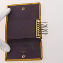 LOUIS VUITTON Epi Key Case 10 Set Black Yellow blue LV Auth CB191-6