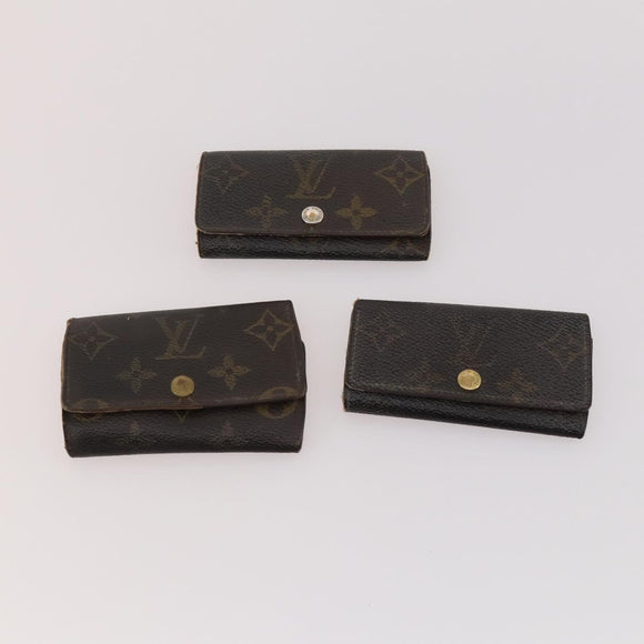 LOUIS VUITTON Monogram Key Case 10 Set LV Auth CB192