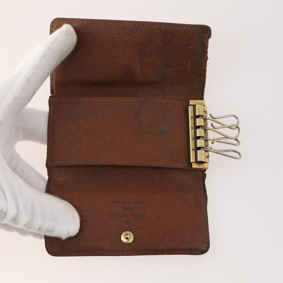 LOUIS VUITTON Monogram Key Case 10 Set LV Auth CB192