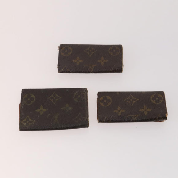 LOUIS VUITTON Monogram Key Case 10 Set LV Auth CB193