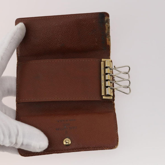 LOUIS VUITTON Monogram Key Case 10 Set LV Auth CB193