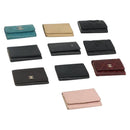 CHANEL Key Case Caviar Skin 10 Set Black Beige pink CC Auth CB195-1