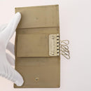 GUCCI GG Canvas Guccissima Key Case Leather 10 Set Beige Black Auth CB197-11