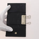GUCCI GG Canvas Guccissima Key Case Leather 10 Set Beige Black Auth CB197-9