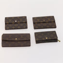 LOUIS VUITTON Monogram Wallet 10 Set LV Auth CB201-12