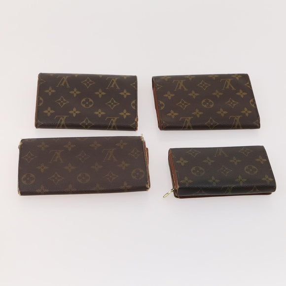 LOUIS VUITTON Monogram Wallet 10 Set LV Auth CB201