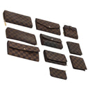 LOUIS VUITTON Damier Ebene Wallet 10 Set LV Auth CB202-1