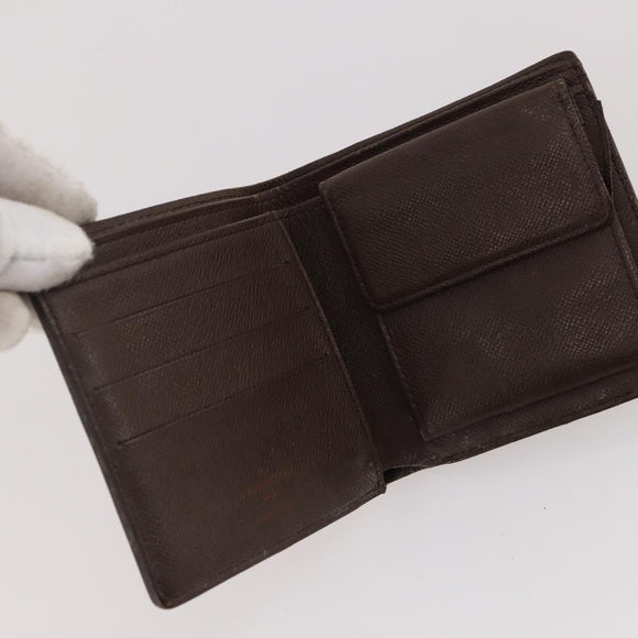 LOUIS VUITTON Damier Ebene Wallet 10 Set LV Auth CB202