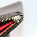 LOUIS VUITTON Damier Ebene Wallet 10 Set LV Auth CB202-4