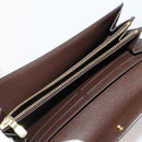 LOUIS VUITTON Damier Ebene Wallet 10 Set LV Auth CB202-9