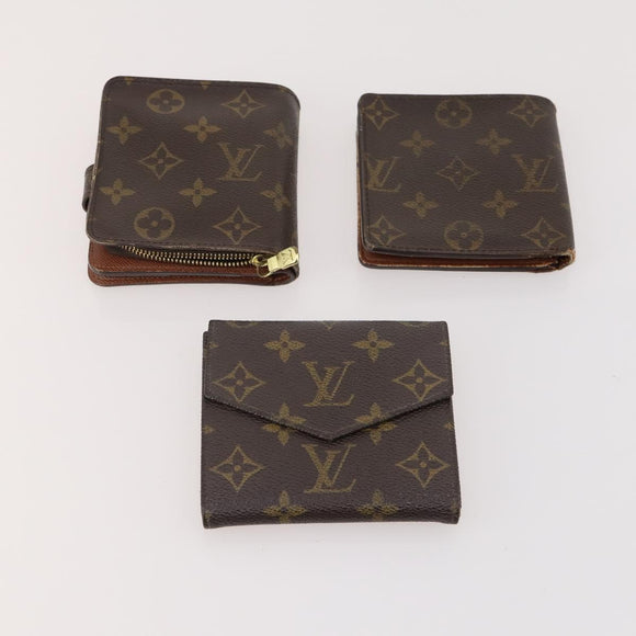 LOUIS VUITTON Monogram Wallet 10 Set LV Auth CB204