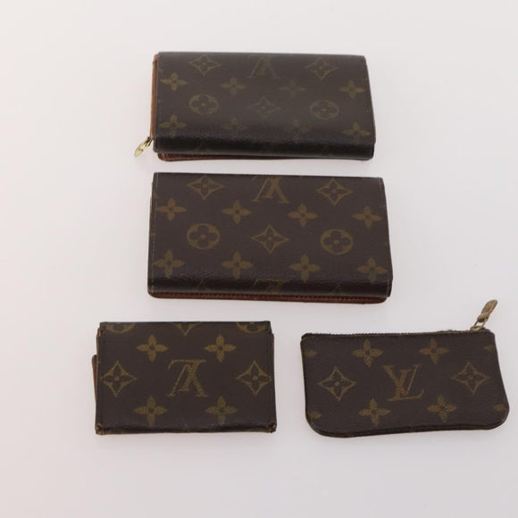 LOUIS VUITTON Monogram Wallet 10 Set LV Auth CB204