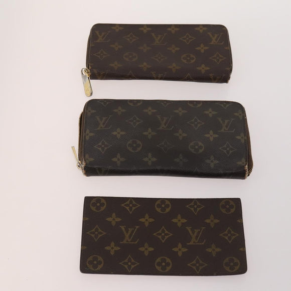 LOUIS VUITTON Monogram Wallet 10 Set LV Auth CB204