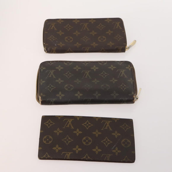LOUIS VUITTON Monogram Wallet 10 Set LV Auth CB204