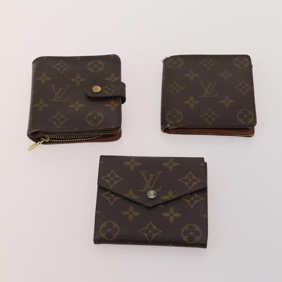 LOUIS VUITTON Monogram Wallet 10 Set LV Auth CB204