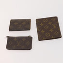 LOUIS VUITTON Monogram Wallet 10 Set LV Auth CB205-10