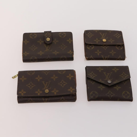 LOUIS VUITTON Monogram Wallet 10 Set LV Auth CB205