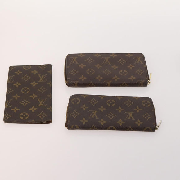 LOUIS VUITTON Monogram Wallet 10 Set LV Auth CB205