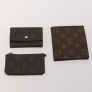 LOUIS VUITTON Monogram Wallet 10 Set LV Auth CB205-9