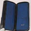 LOUIS VUITTON Damier Ebene Azur Graffit Wallet 10 Set LV Auth CB207-7