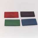 LOUIS VUITTON Epi Wallet 10 Set Black Red blue LV Auth CB208-10