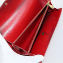 LOUIS VUITTON Epi Wallet 10 Set Black Red blue LV Auth CB208-15