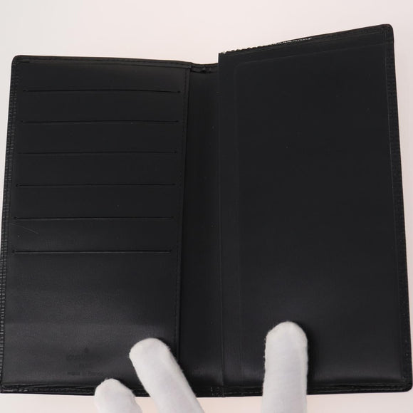 LOUIS VUITTON Epi Wallet 10 Set Black Red blue LV Auth CB208