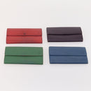 LOUIS VUITTON Epi Wallet 10 Set Black Red blue LV Auth CB208-9
