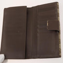 GUCCI GG Canvas Guccissima Wallet Leather 10 Set Beige Black Navy Auth CB211-14
