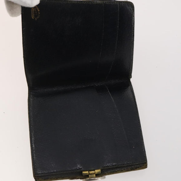 GUCCI GG Canvas Guccissima Wallet Leather 10 Set Beige Black Navy Auth CB211