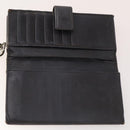 GUCCI GG Canvas Guccissima Wallet Leather 10 Set Beige Black Navy Auth CB211-6