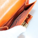 Salvatore Ferragamo Gancini Geldbörse Leder 10er Set Schwarz Beige Orange Auth CB214-21