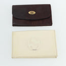 GUCCI GG Canvas Key Case Leather 10 Set Beige Black white Auth CB216-14