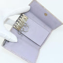 GUCCI GG Canvas Key Case Leather 10 Set Beige Black white Auth CB216-7