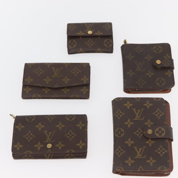 LOUIS VUITTON Monogram Wallet 10 Set LV Auth CB220