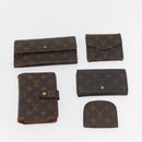 LOUIS VUITTON Monogram Wallet 10 Set LV Auth CB221-10