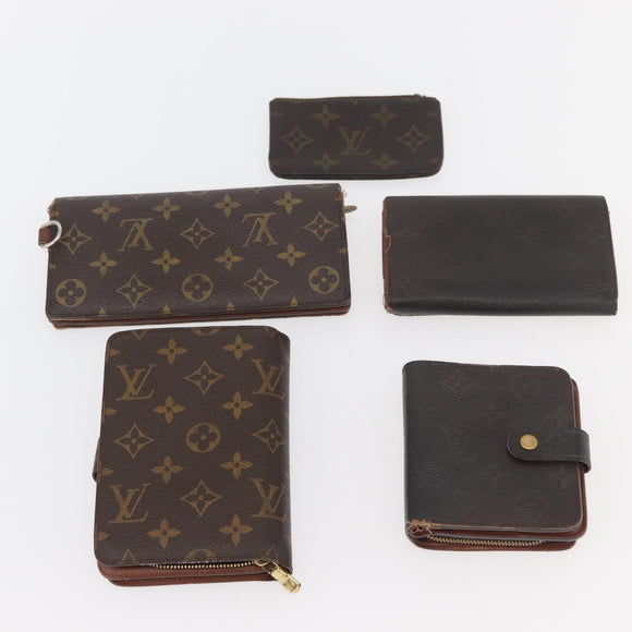 LOUIS VUITTON Monogram Wallet 10 Set LV Auth CB225