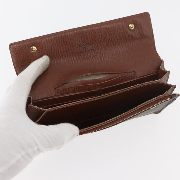 LOUIS VUITTON Monogram Wallet 10 Set LV Auth CB225