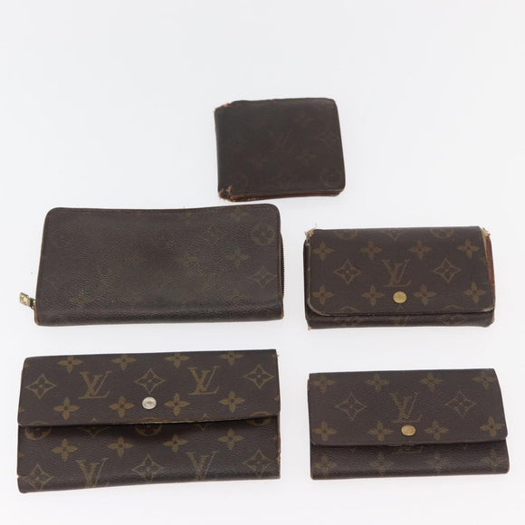 LOUIS VUITTON Monogram Wallet 10 Set LV Auth CB225