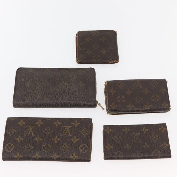 LOUIS VUITTON Monogram Wallet 10 Set LV Auth CB225