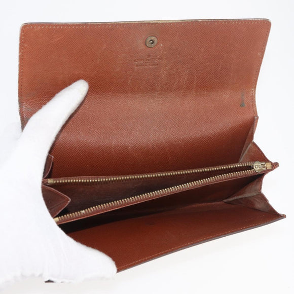 LOUIS VUITTON Monogram Wallet 10 Set LV Auth CB226