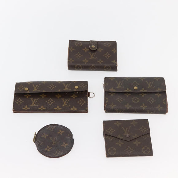 LOUIS VUITTON Monogram Wallet 10 Set LV Auth CB226