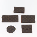 LOUIS VUITTON Monogram Wallet 10 Set LV Auth CB226-3