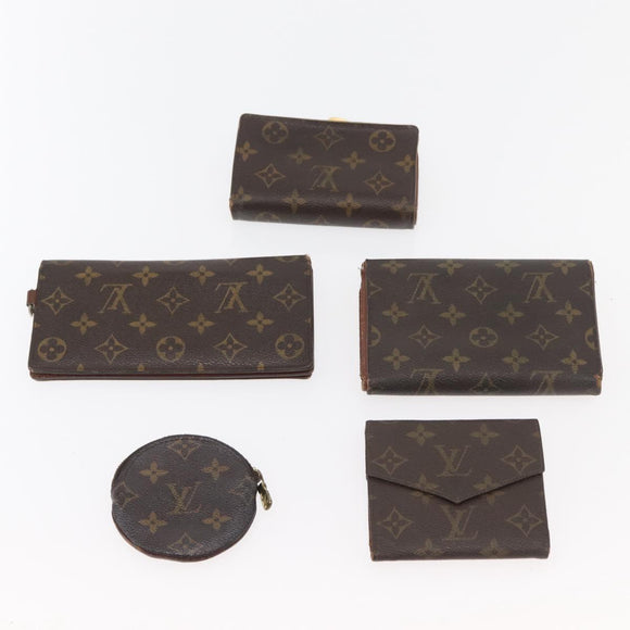 LOUIS VUITTON Monogram Wallet 10 Set LV Auth CB226