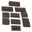 LOUIS VUITTON Monogram Wallet 10 Set LV Auth CB227-1