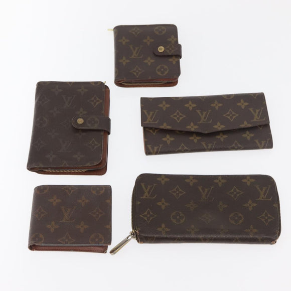 LOUIS VUITTON Monogram Wallet 10 Set LV Auth CB227